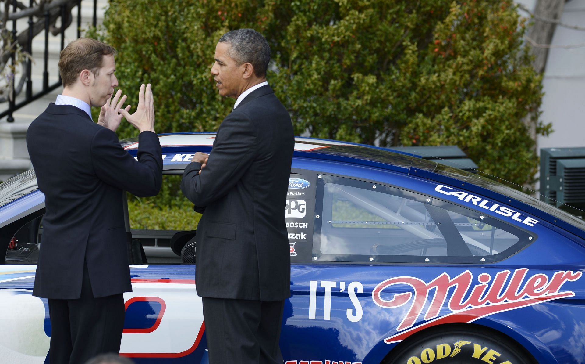 President Obama Honors NASCAR Champion Brad Keselowski - Source: Getty