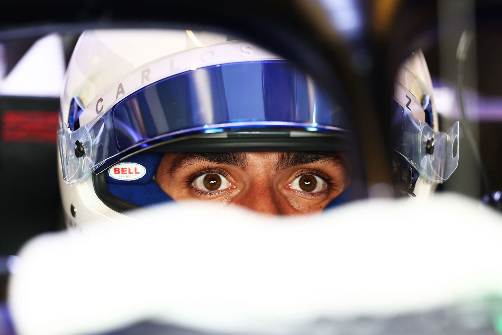 Carlos Sainz at Formula 1 Testing in Abu Dhabi - Source: Getty