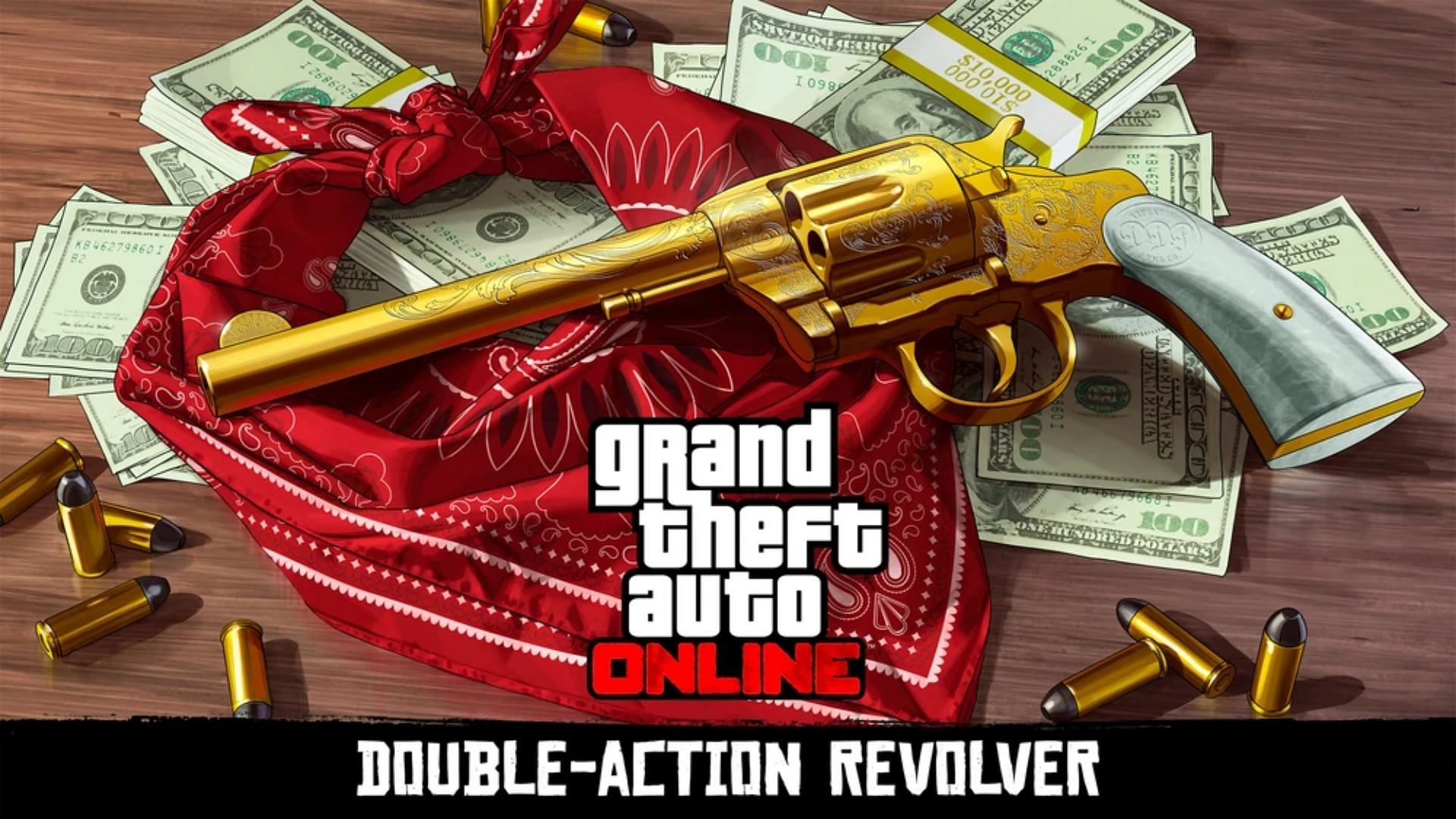 The Double-Action Revolver in GTA 5 Online is a souvenir from the past (Image via Rockstar Games)