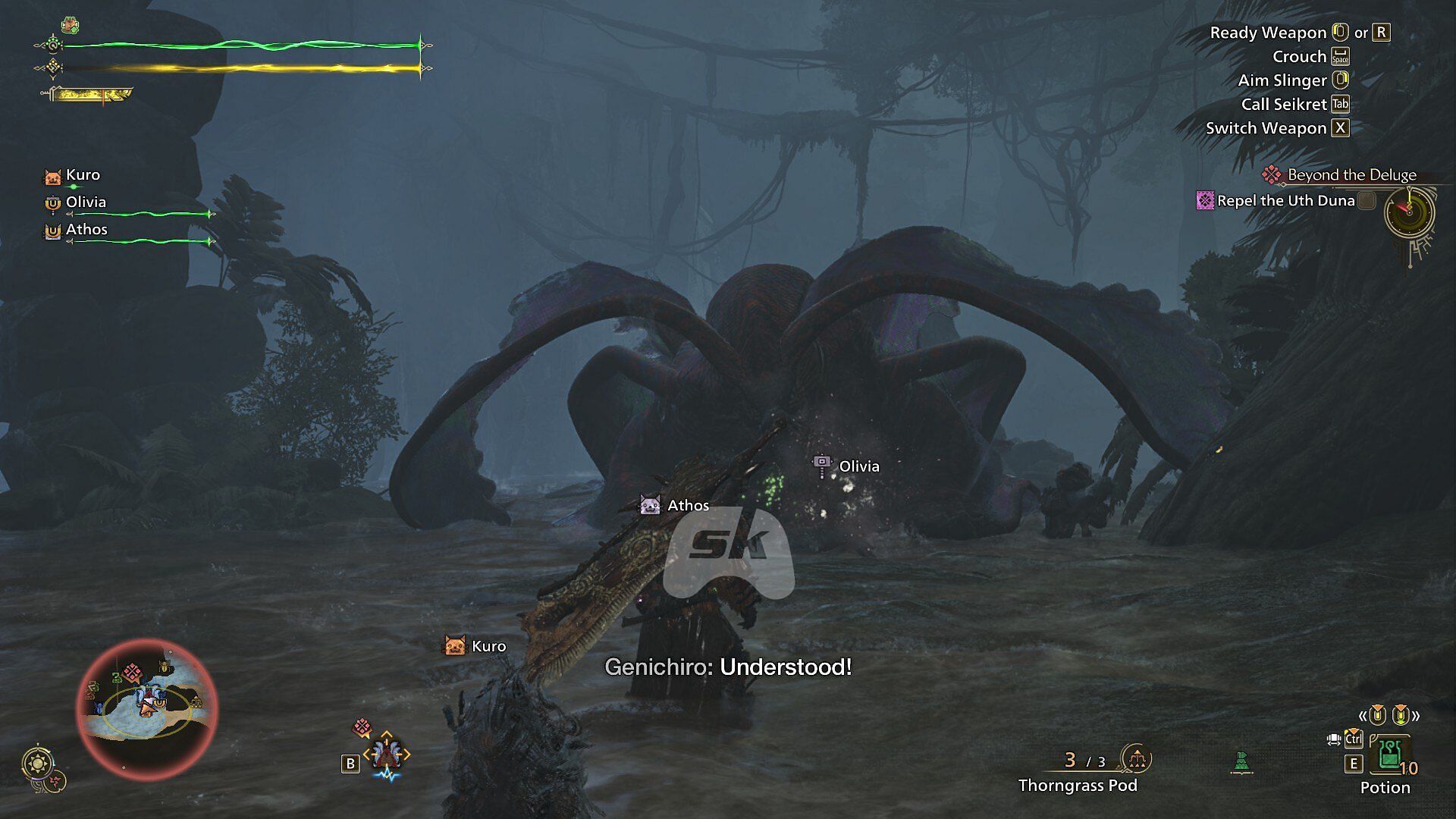 Co-op monster hunting is more fun than it;&#039;s ever been, thanks to the Support Hunters (Image via Capcom/Sportskeeda)