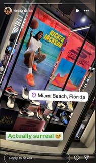 Rickea Jackson's IG story