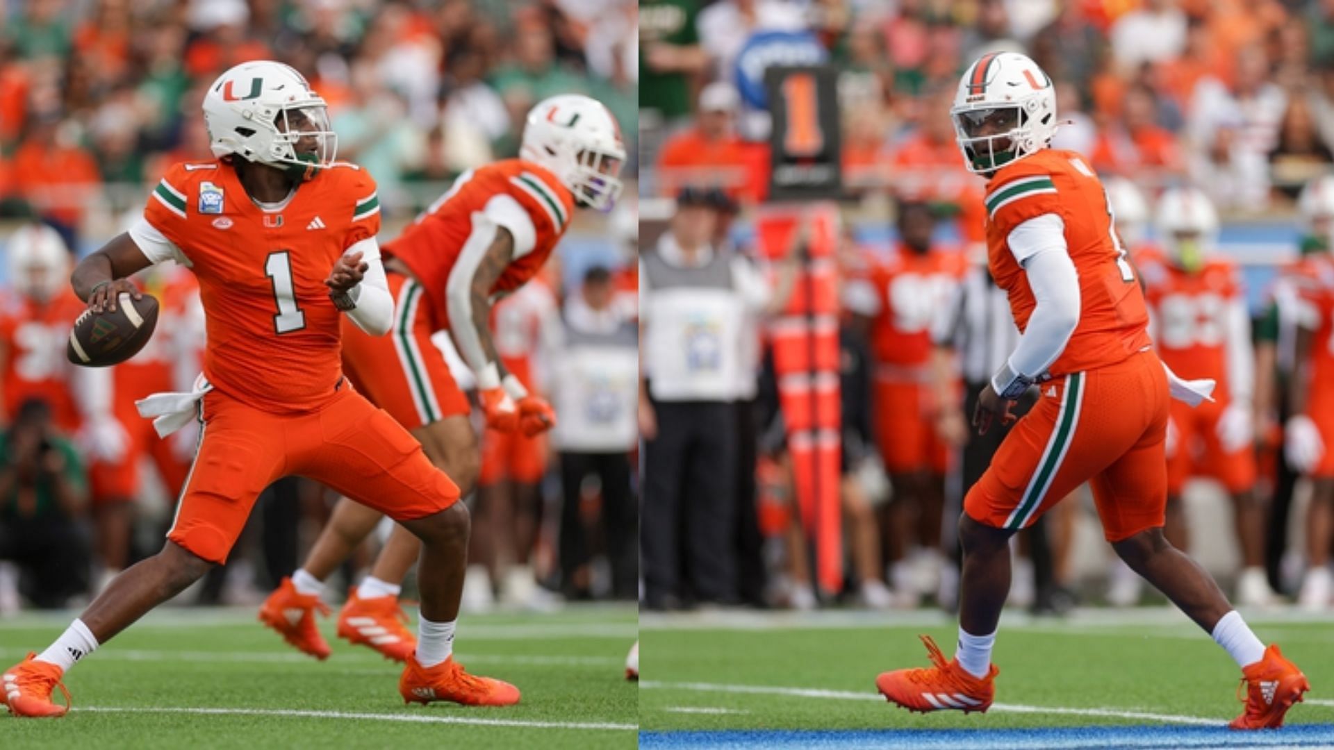 Miami Hurricanes quarterback Cam Ward 