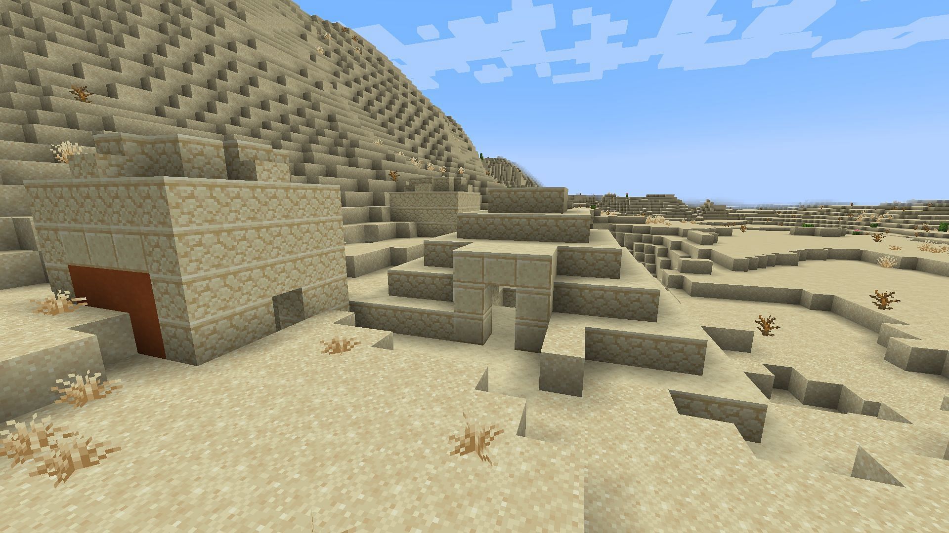 Desert pyramids are already rare in Minecraft (Image via Mojang Studios)