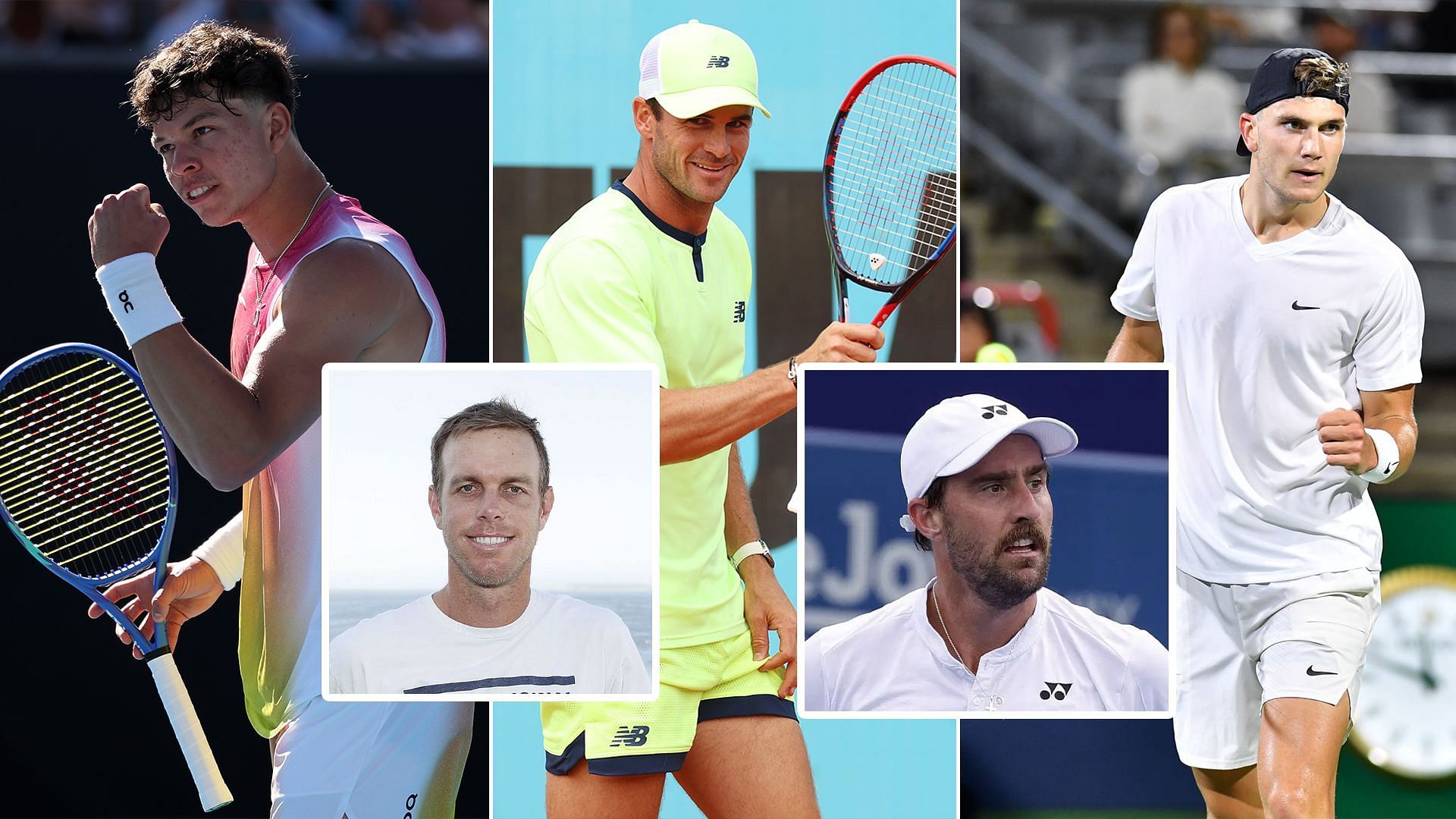 Ben Shelton, Tommy Paul, Jack Draper, Sam Querrey and Steve Johnson