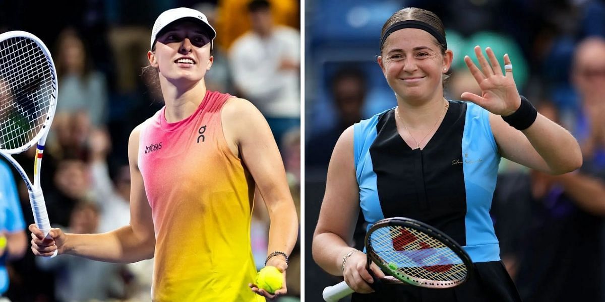 Jelena Ostapenko is undefeated against Iga Swiatek in their four meetings. (Image credits: Getty)