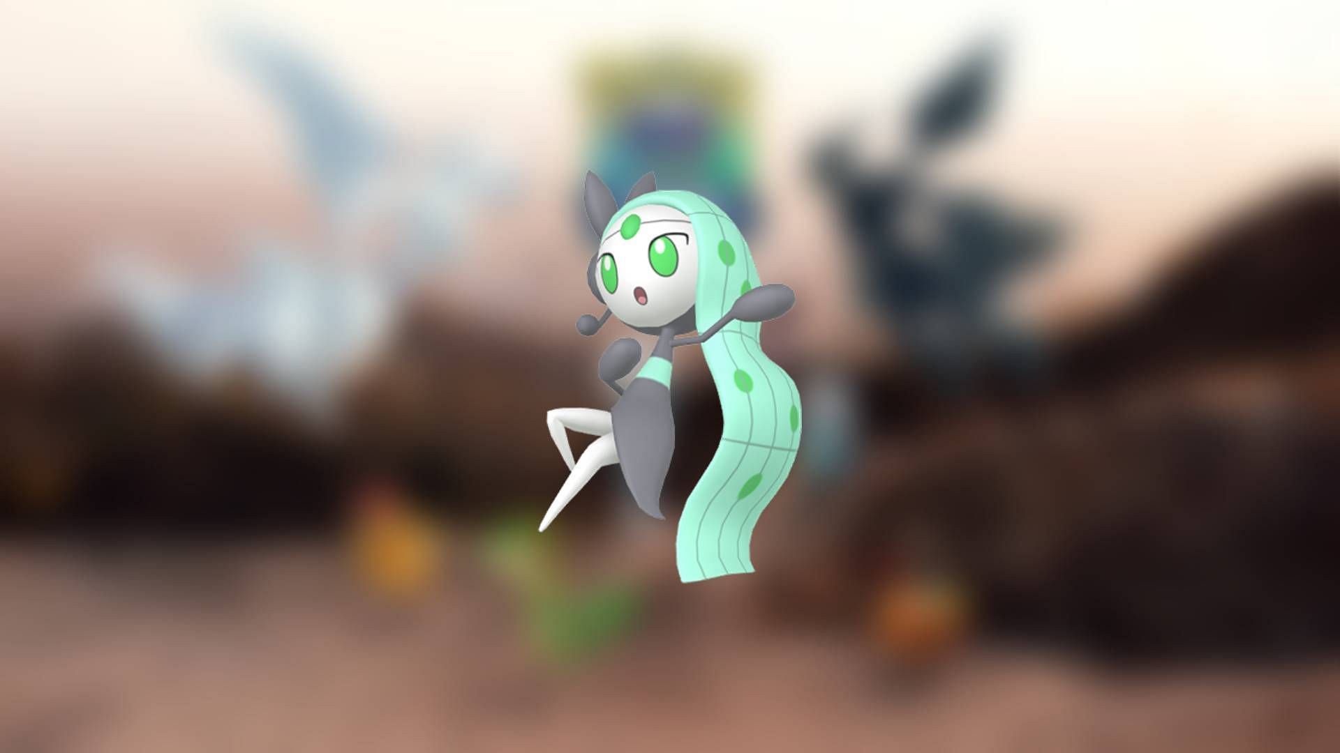 Shiny Meloetta is a rare Mythical Pokemon, only being given away in very certain circumstances (Image via Niantic)