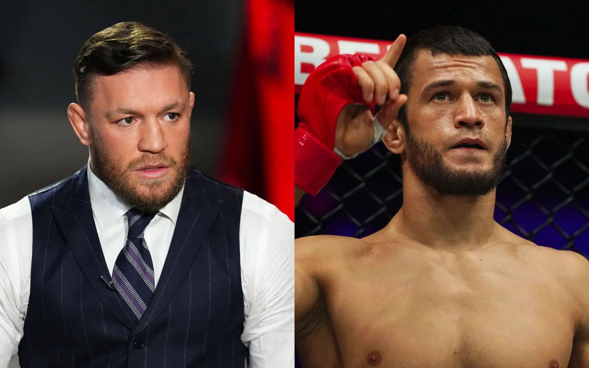 Usman Nurmagomedov reacts to Conor McGregor bashing his family name [Image courtesy: Getty Images]