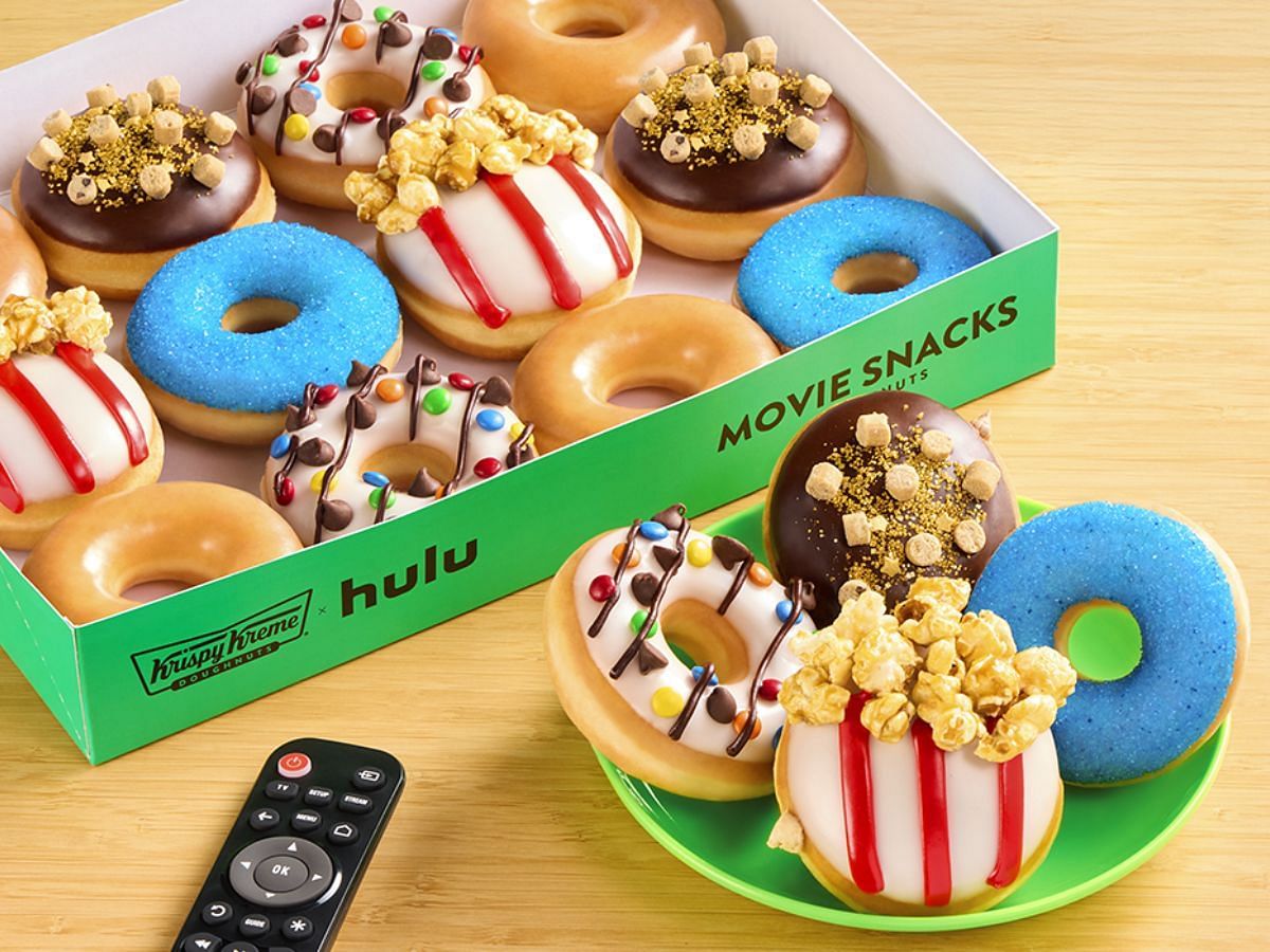 Krispy Kreme x Hulu Movie Snacks Doughnuts