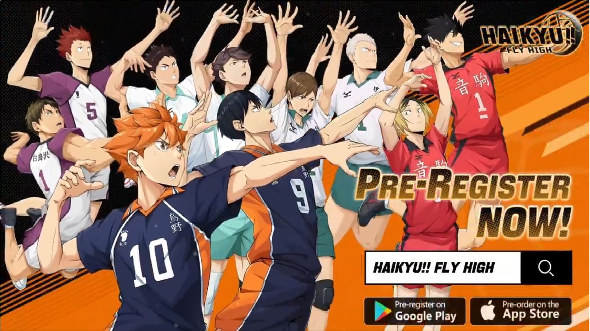 Haikyu Fly High pre-registration 