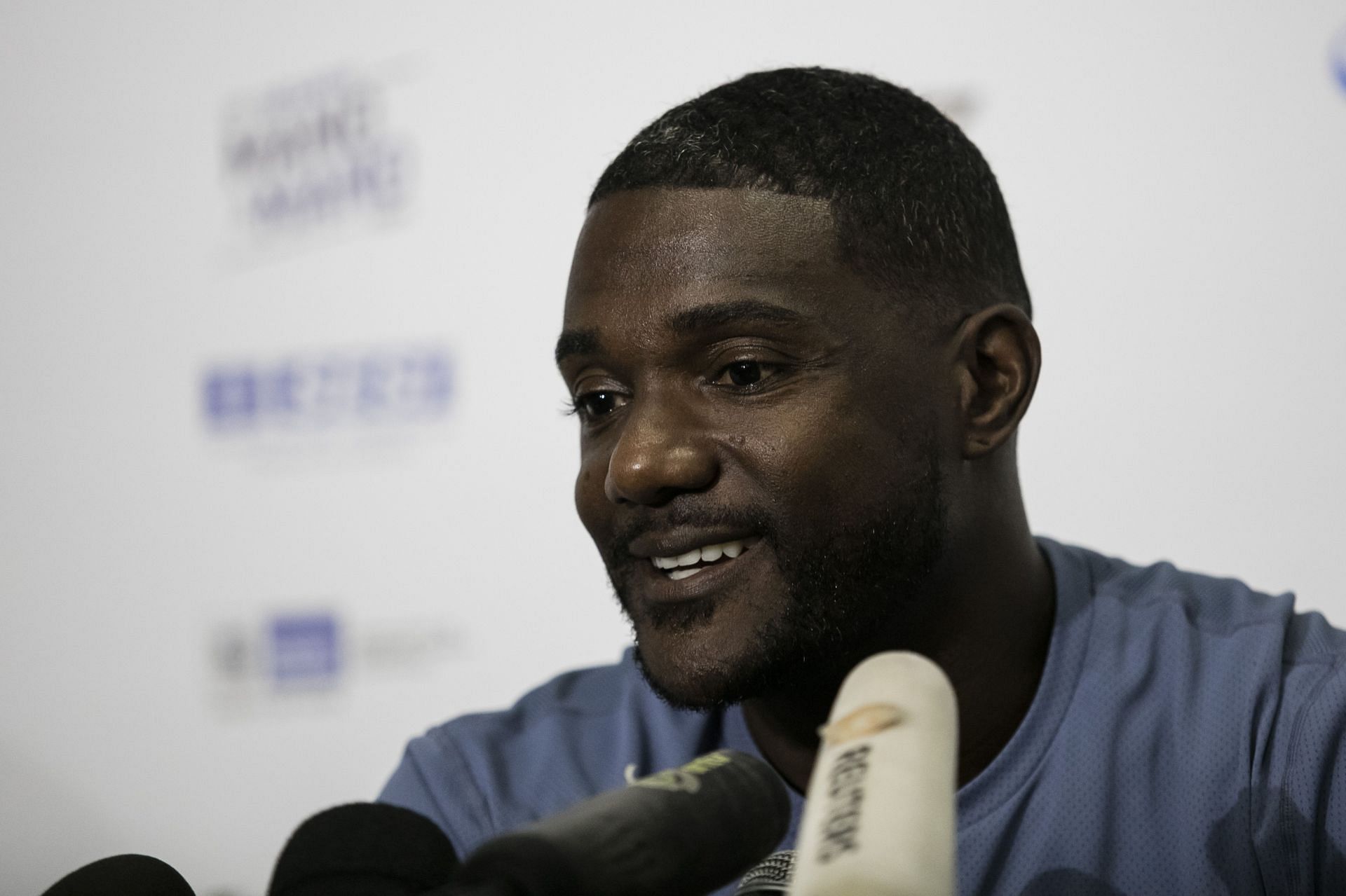 Mano a Mano Athletics Challenge Press Conference with Justin Gatlin - Source: Getty