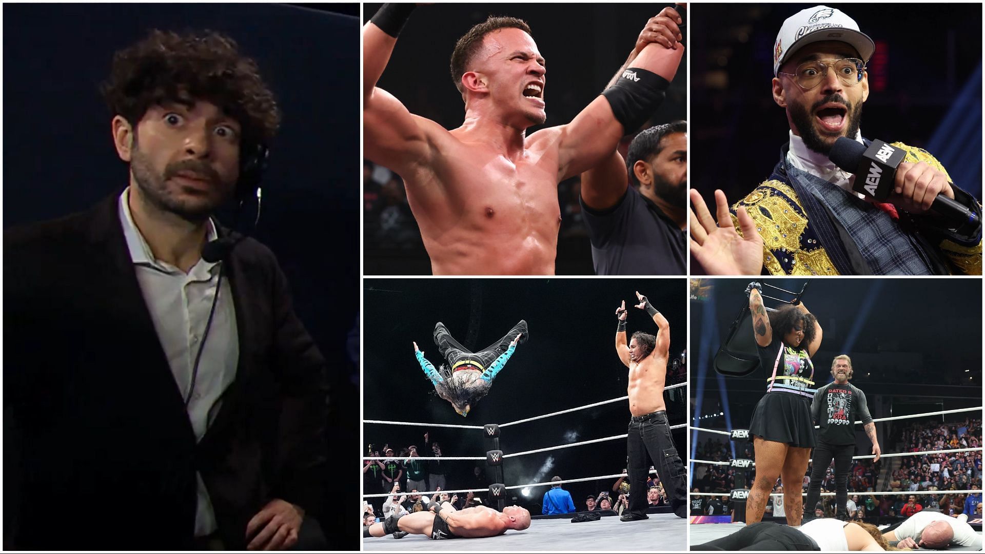 AEW President Tony Khan, highlights from Dynamite and WWE NXT