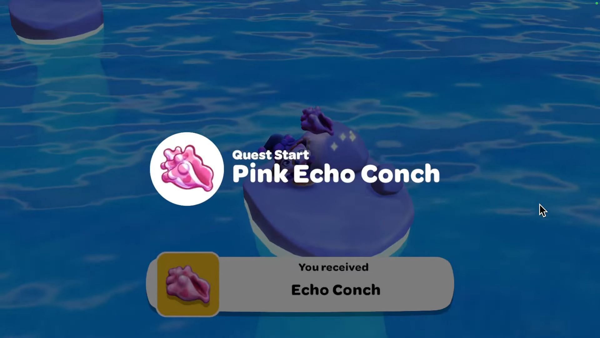 Pink Conch in Hello Kitty Island Adventure (Image via Sunblink || YouTube/@Planet Moonstar)