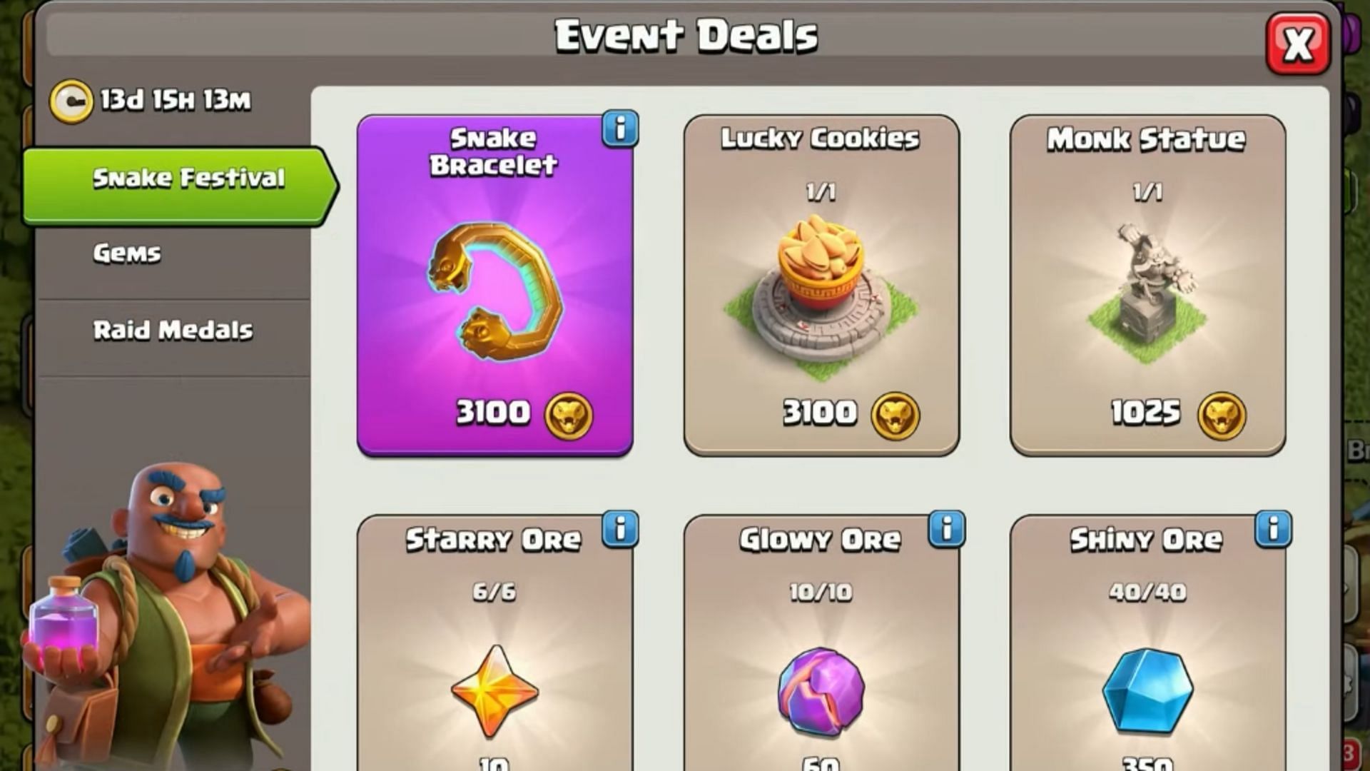 New Hero Equipment available in the Trader shop (Image via Supercell || YouTube/@JudoSloth)