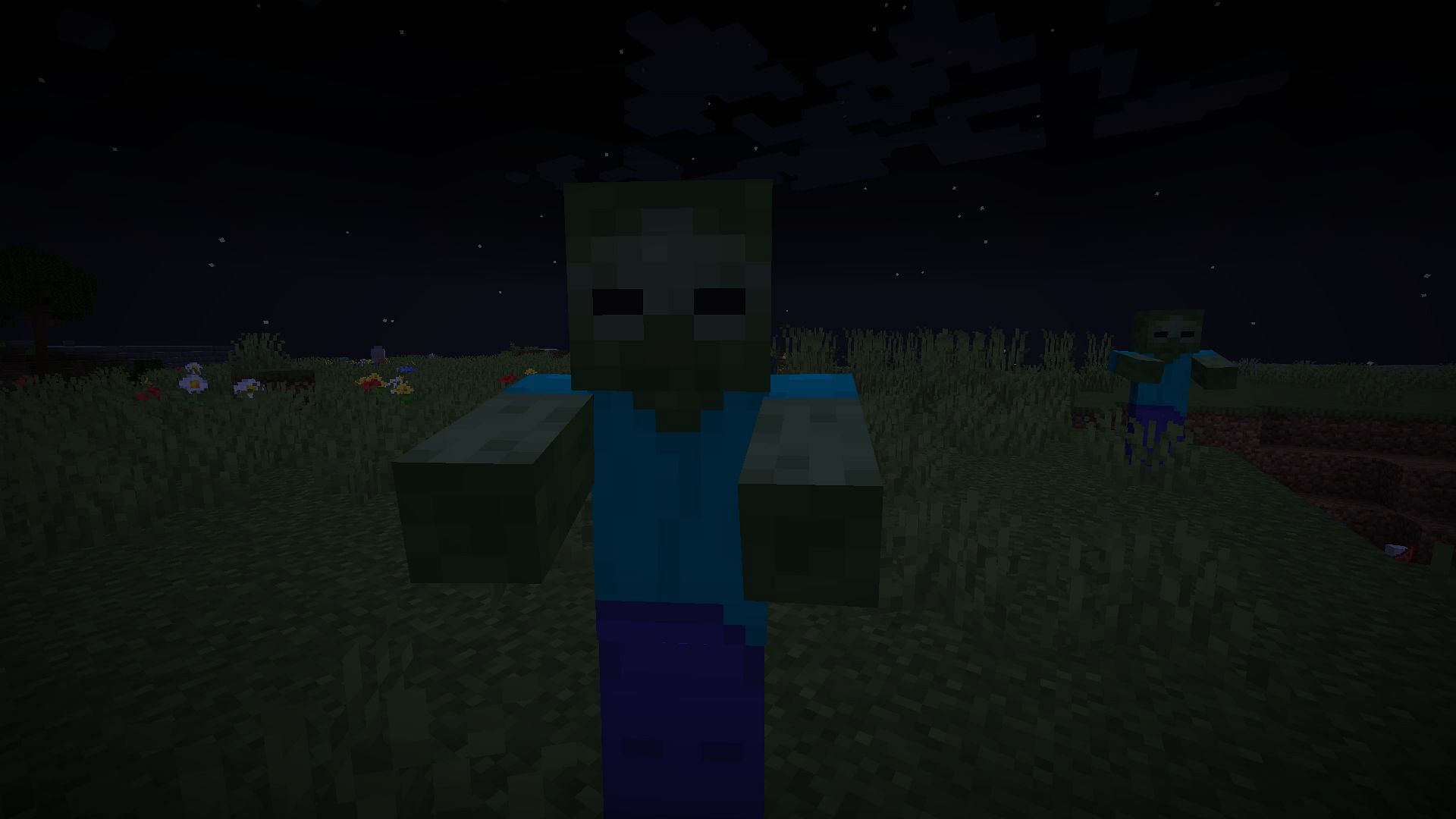 Zombies are a classic Minecraft mob (Image via Mojang Studios || Sportskeeda Gaming)