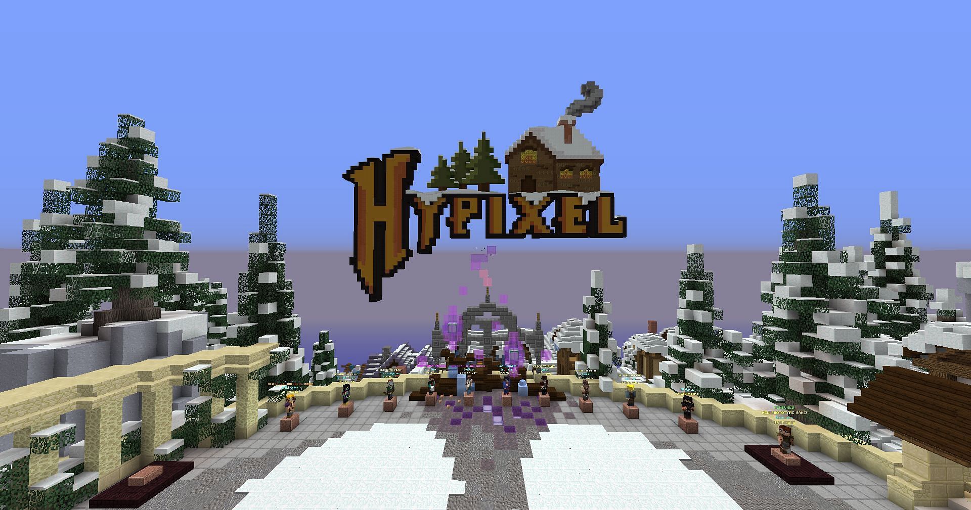 Hypixel is the most popular Minecraft server ever (Image via Mojang Studios)