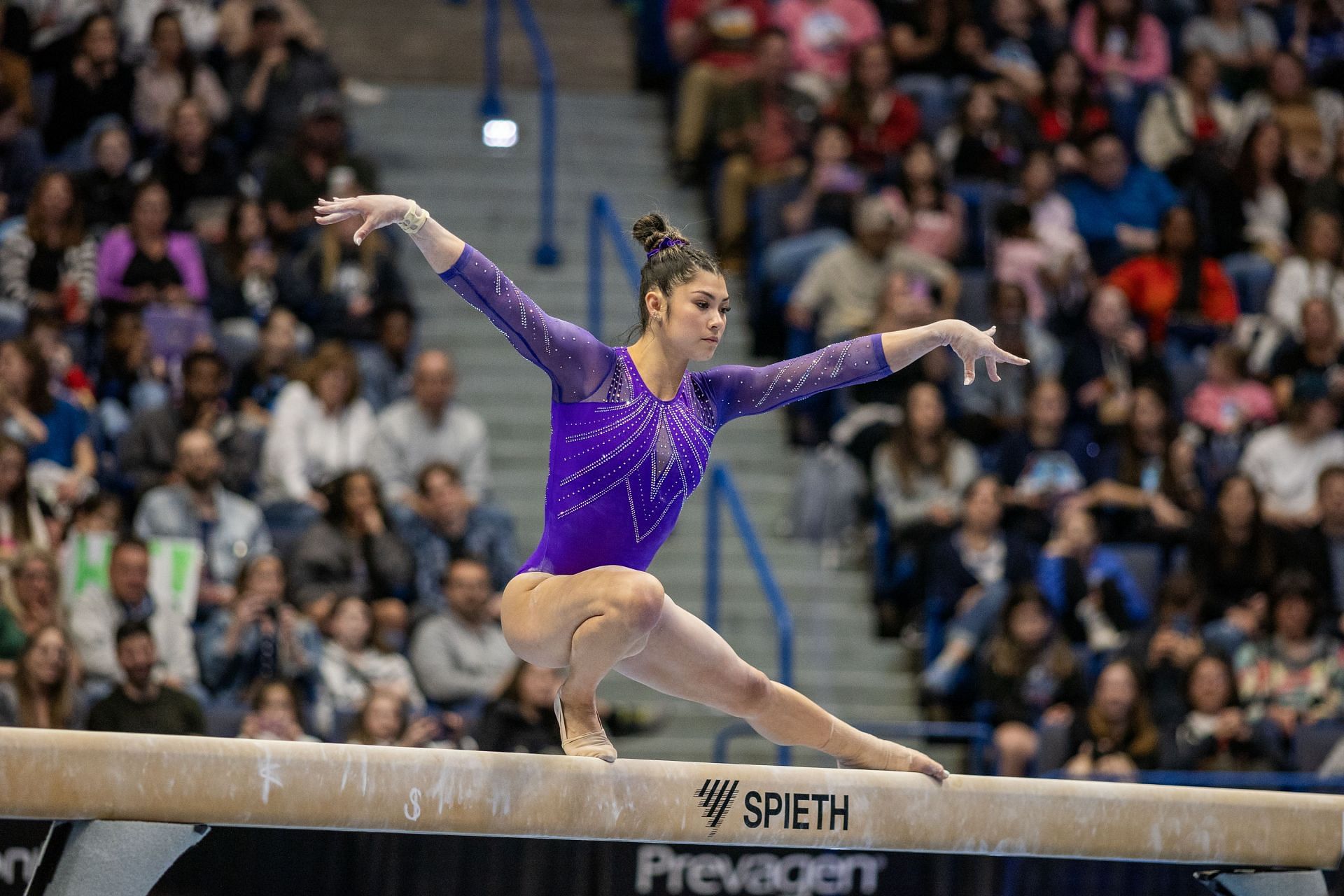 Kayla DiCello competes in Gymnastics at the 2024 Core Hydration Classic - Source: Getty