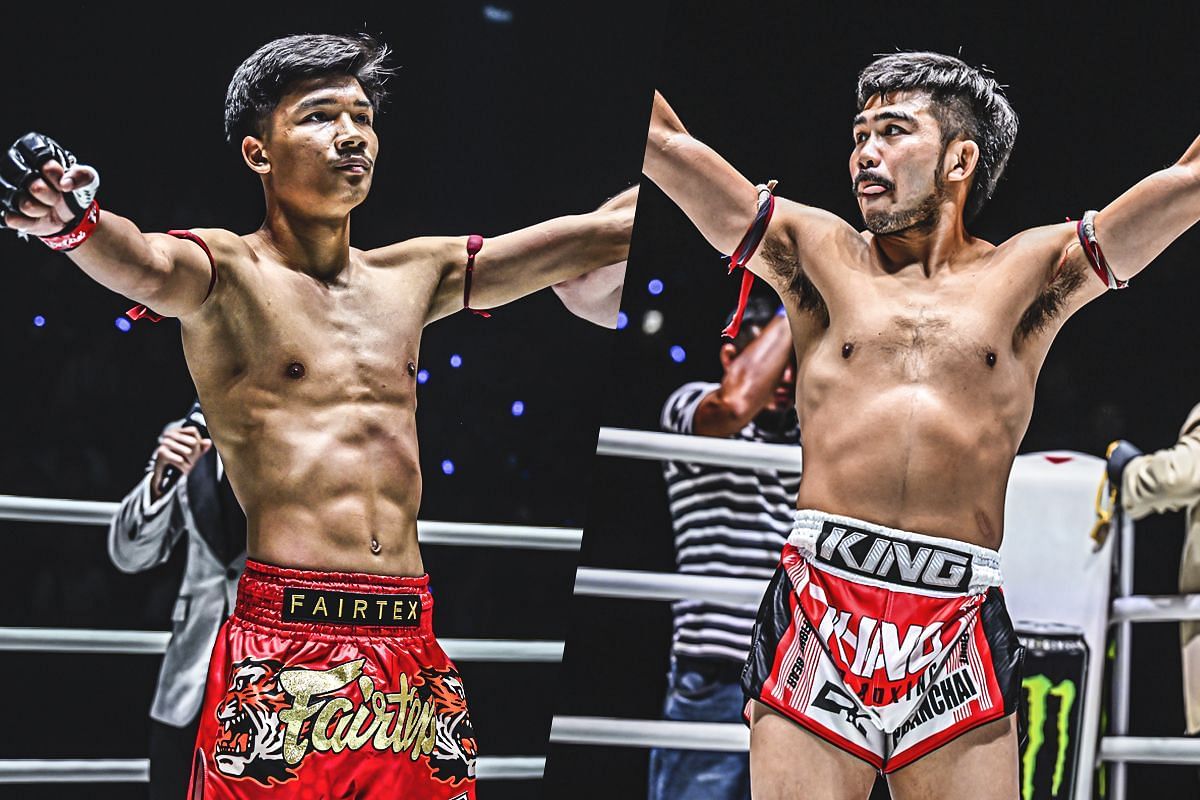 Aliff Sor Dechapan (left) is ready for a title shot vs Prajanchai (right)