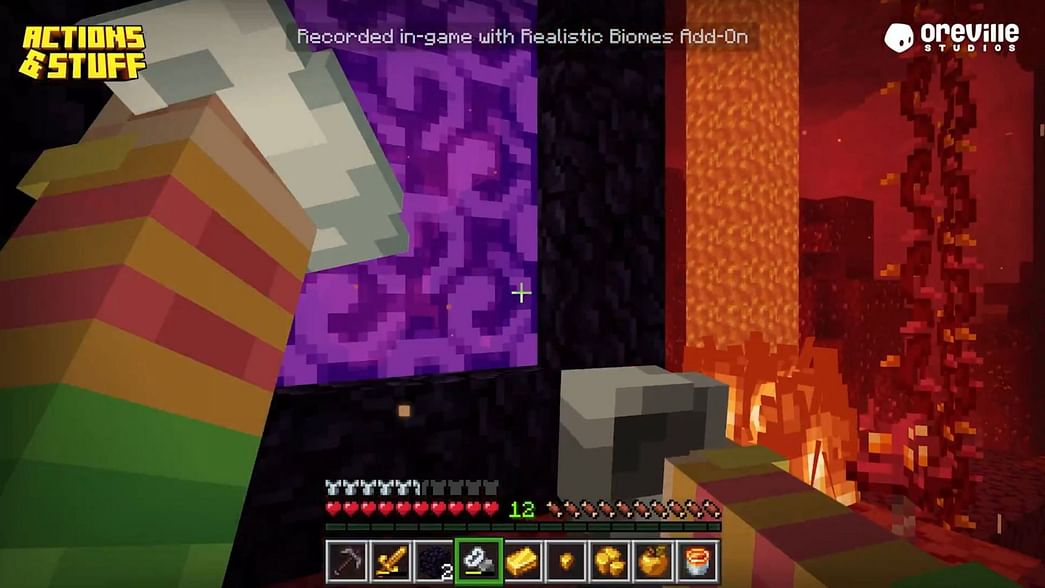 Minecraft actions stuff add on reveals new features for 1 2 update
