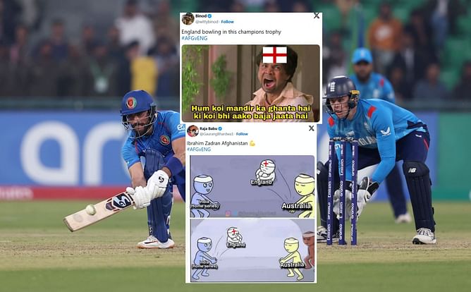 "Morgan fooled everyone" - Top 10 funny memes as Afghanistan score 325 runs vs England in 2025 Champions Trophy clash