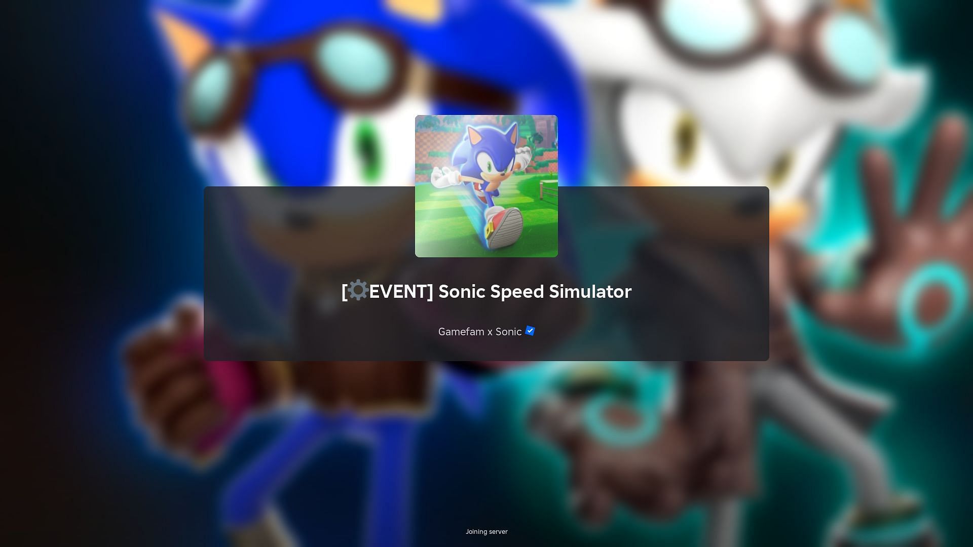 Roblox Sonic Speed Simulator