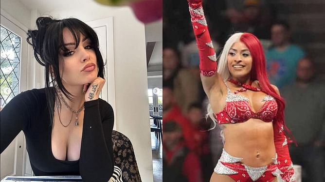 WWE star Zelina Vega and others react to Saraya's stunning new look