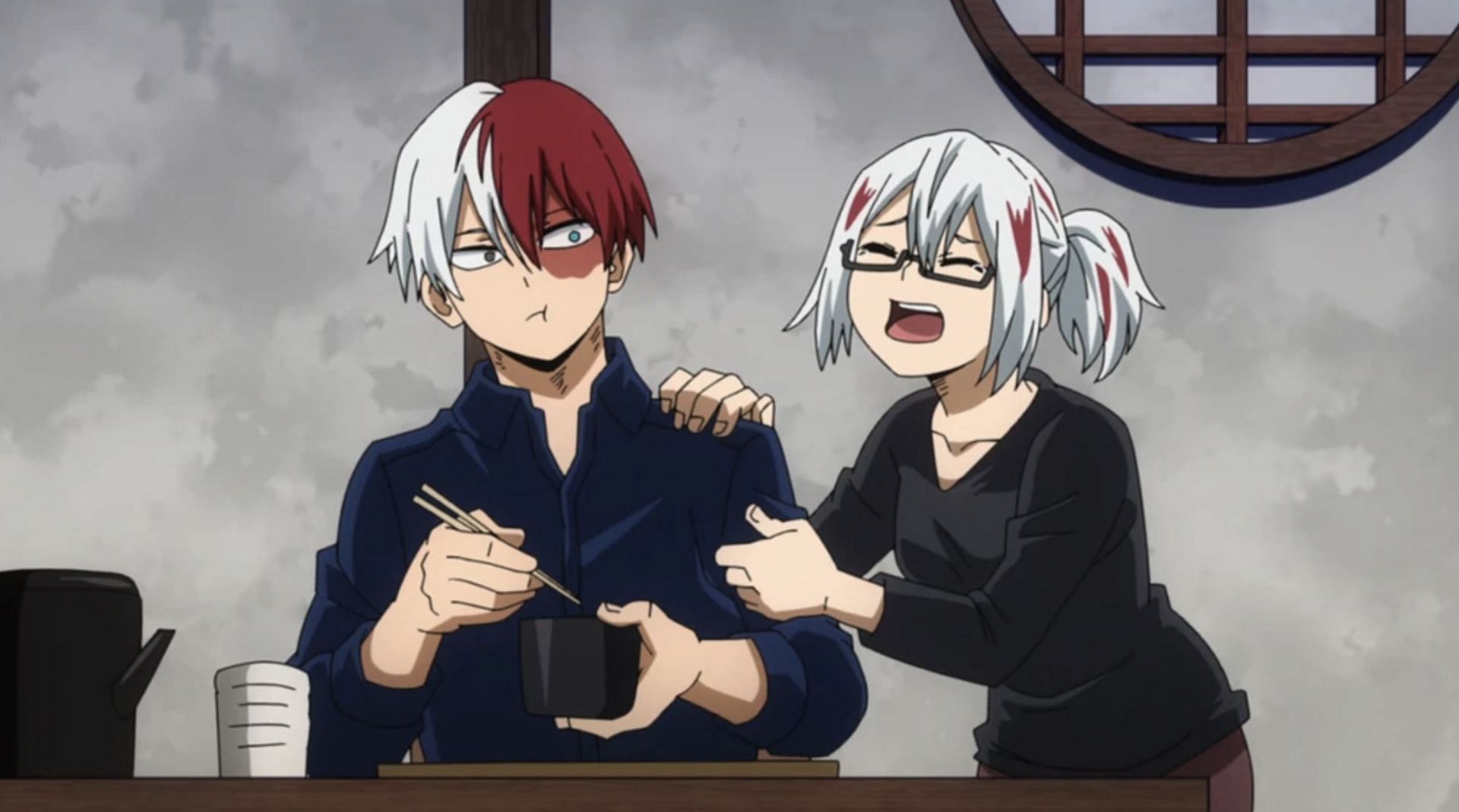 Shoto and Fuyumi (Image via Bones)