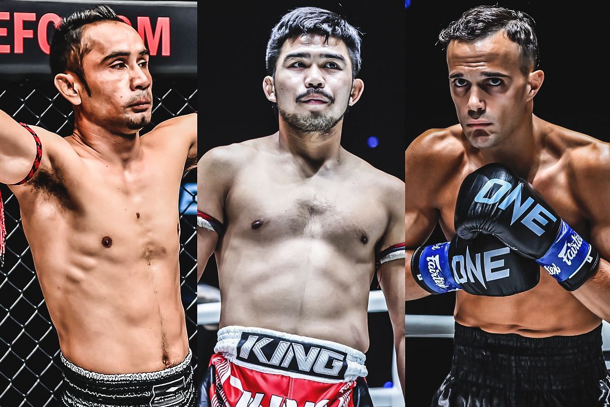 Prajanchai breaks down interim strawweight kickboxing tiff between his rivals Jonathan Di Bella and Sam-A. -- Photo by ONE Championship