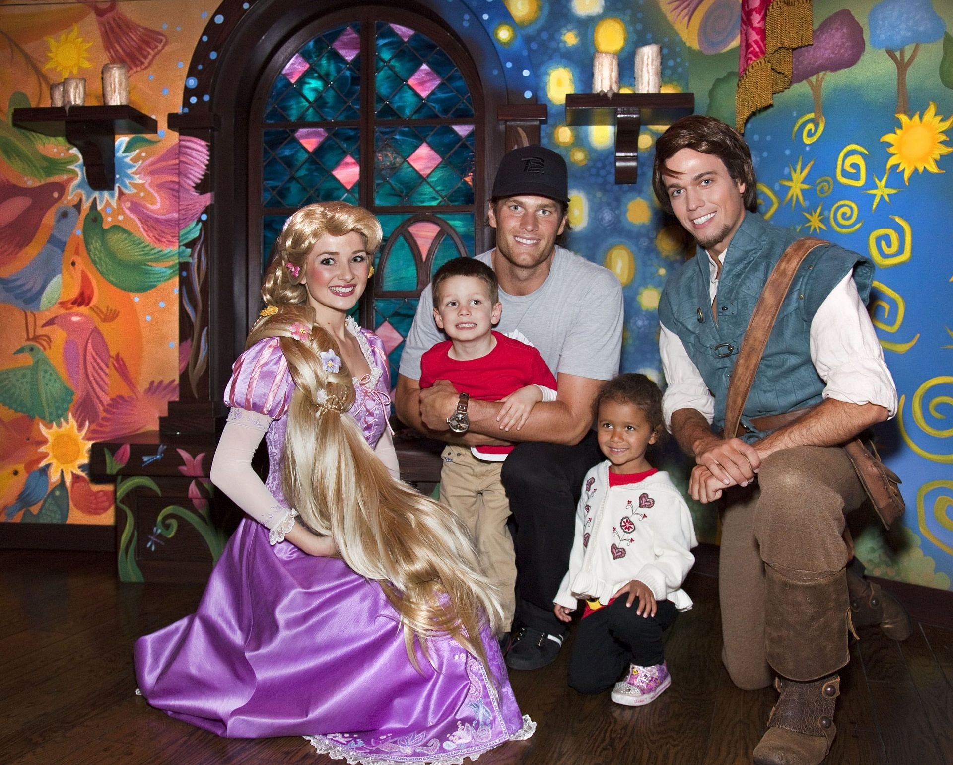 Tom Brady And Son Celebrate At Disneyland - Source: Getty