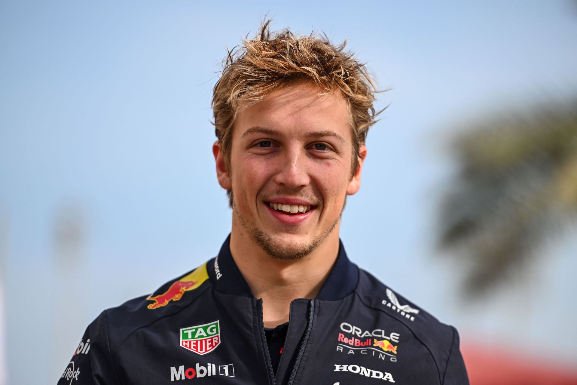 Liam Lawson at the Formula 1 Testing in Bahrain - Day 1 - Source: Getty