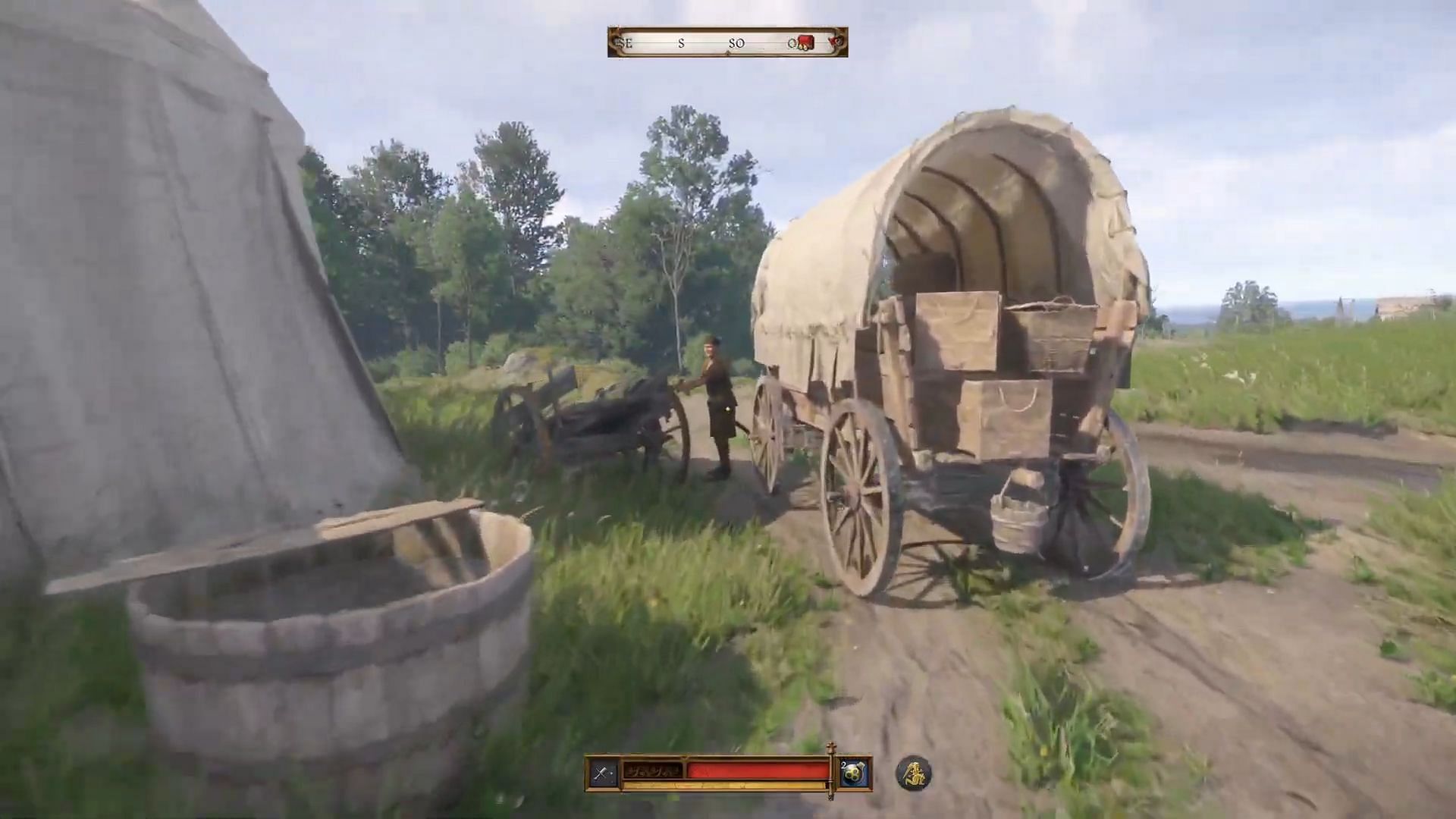 The Coachman located in Trosky (Image via Deep Silver || YouTube/@StephenREVIL)