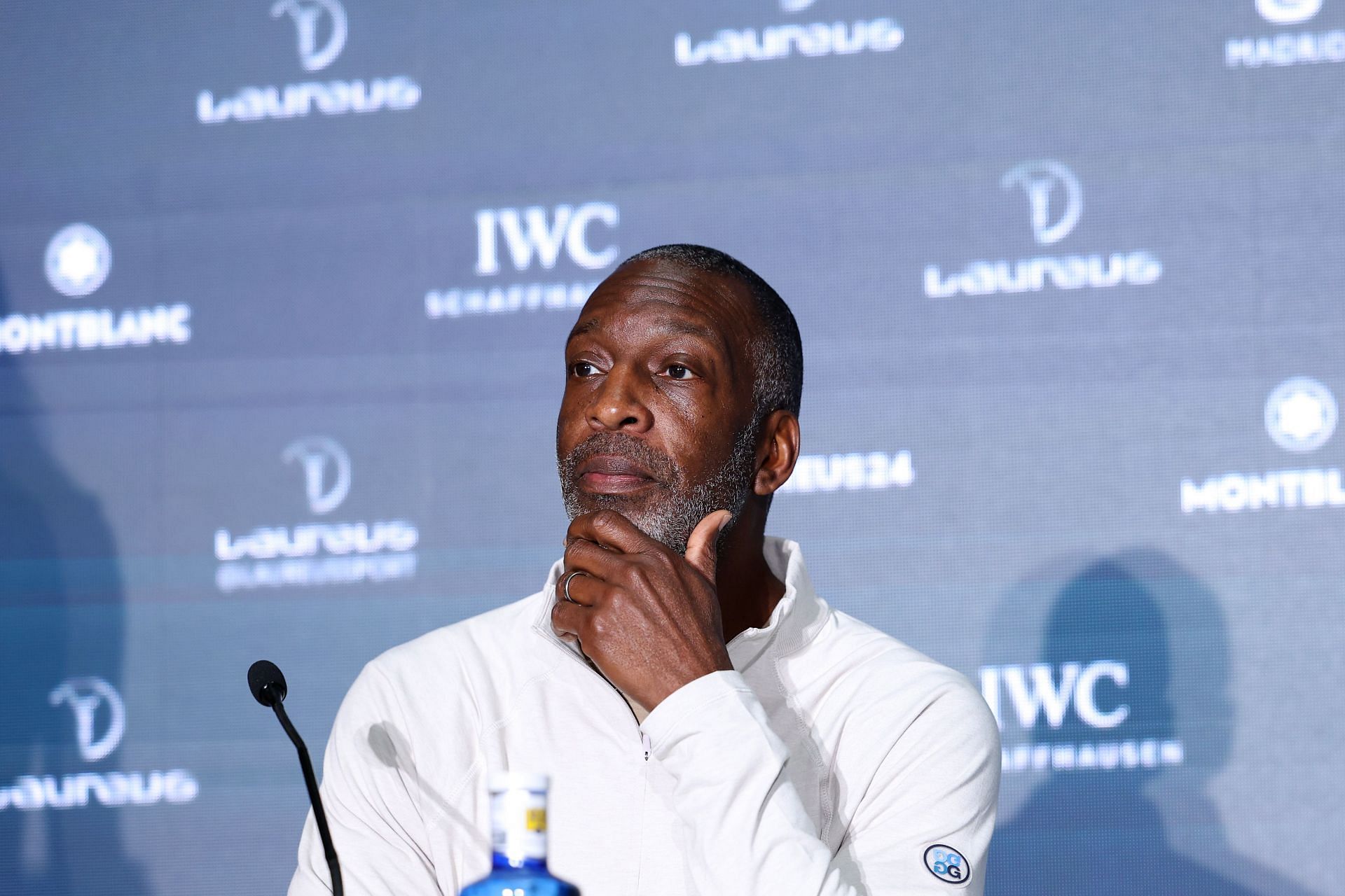 Michael Johnson at the Olympic &amp; Paralympic Games, Paris 2024 and Beyond - Laureus World Sports Awards Madrid 2024 - Source: Getty