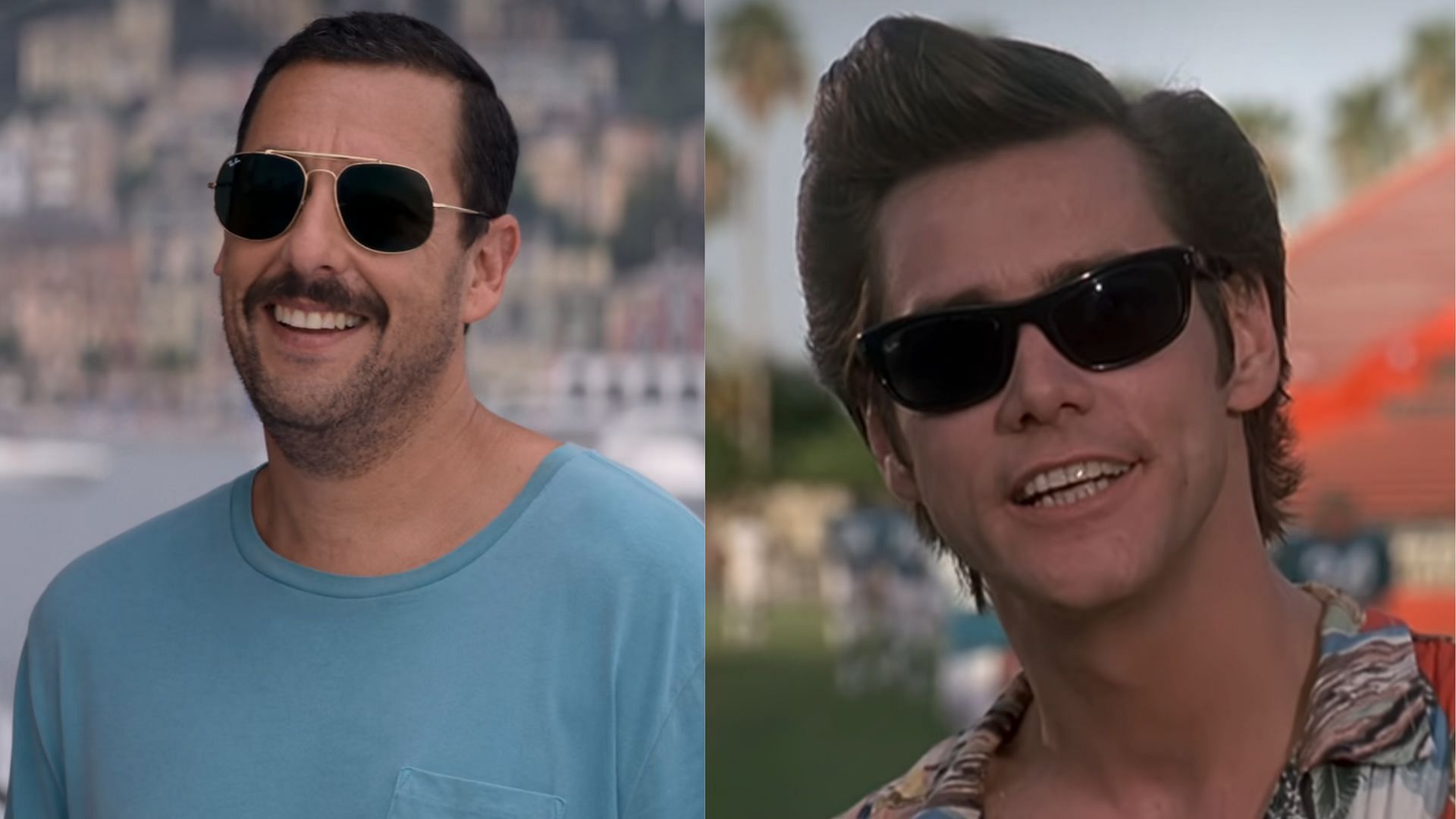 Adam Sandler and Jim Carrey (Image via Netflix)