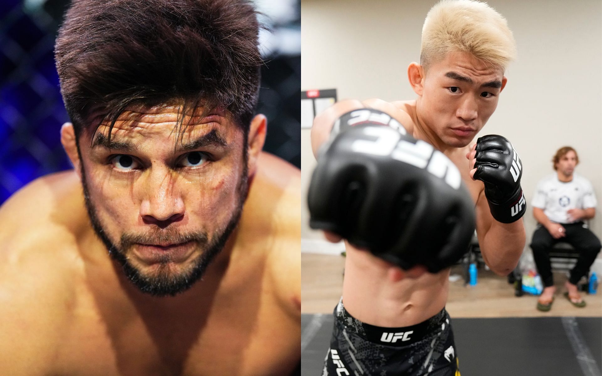 Henry Cejudo (left) and Song Yadong (right) will collide in the main event of UFC Seattle [Images courtesy: Getty Images]