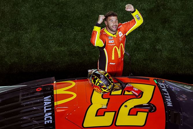 Bubba Wallace delivers a three-word message to his rivals after the Daytona Duel triumph