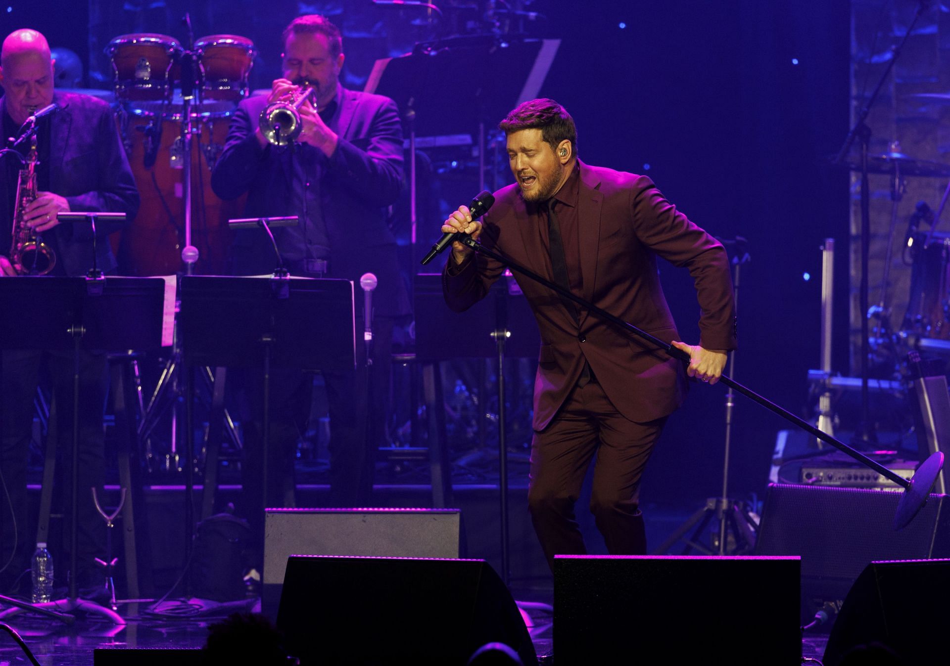 Michael Bubl&eacute;&#039;s Burnaby mansion has a basement ice rink (Image via Getty)