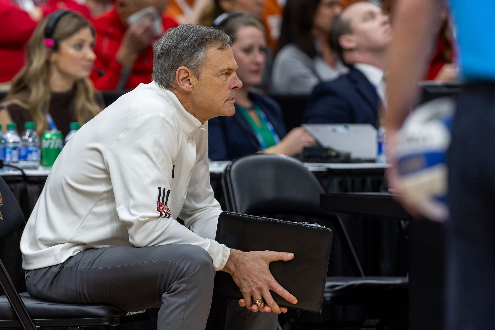 John Cook on the sidelines during Division I Women&#039;s Championship - Teams vs Team - Source: Getty