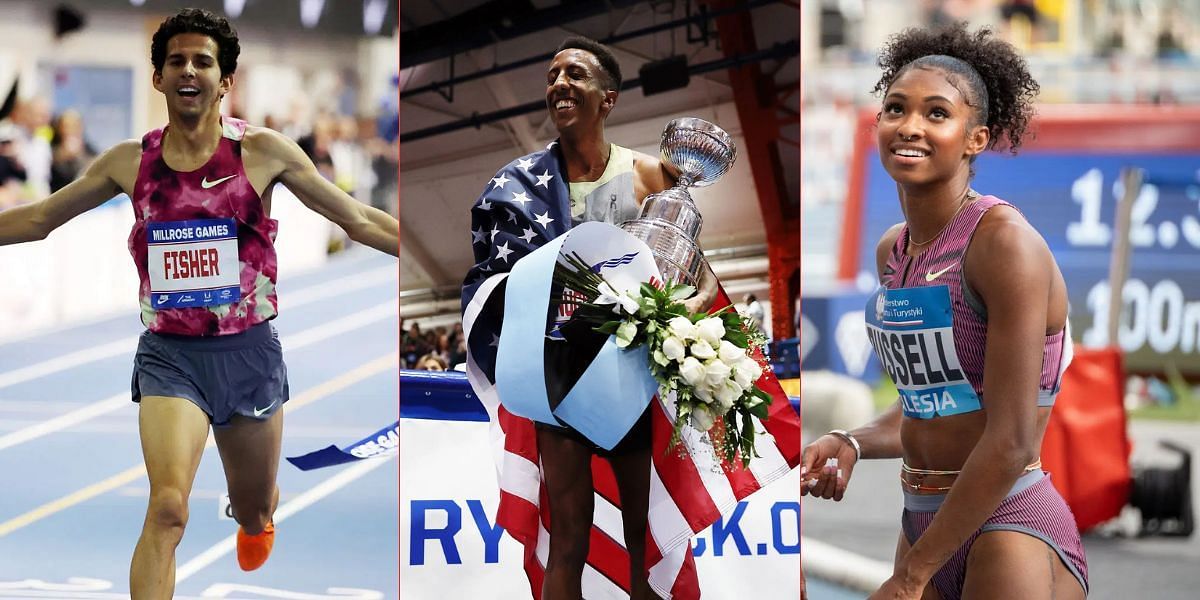 Millrose Games 2025 were held at  at The Armory in New York City, on Saturday, February 8. (Images by Getty)