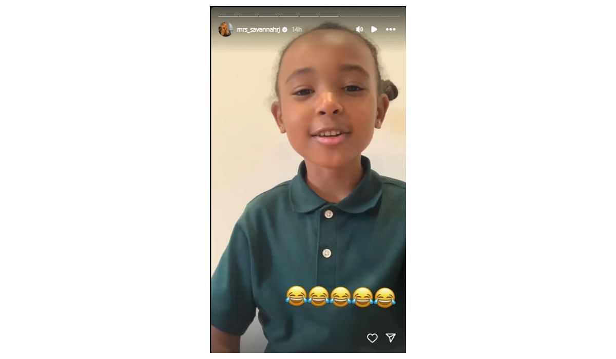 Zhuri shares her antics on Savannah&#039;s Instagram