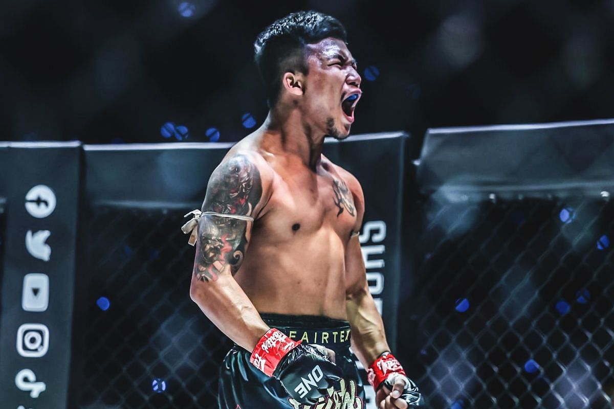 Rodtang Jitmuangnon recalls why he ultimately chose Muay Thai instead of football. [Photo from ONE Championship]