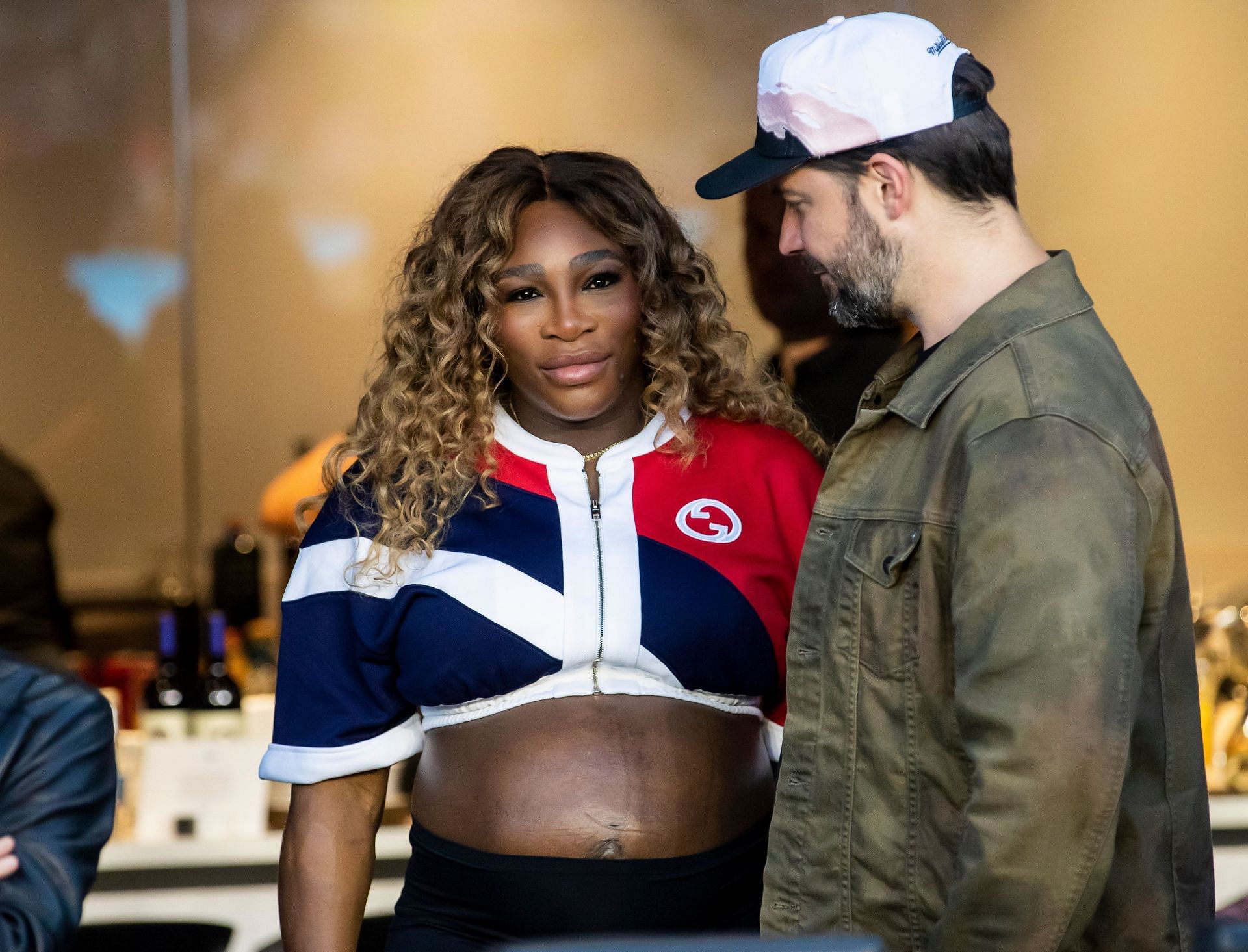 Serena Williams with her husband Alexis Ohanian - Source: Getty