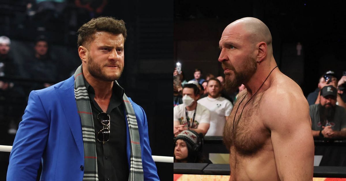 MJF (left) and Jon Moxley (right) [Source: AEW gallery]