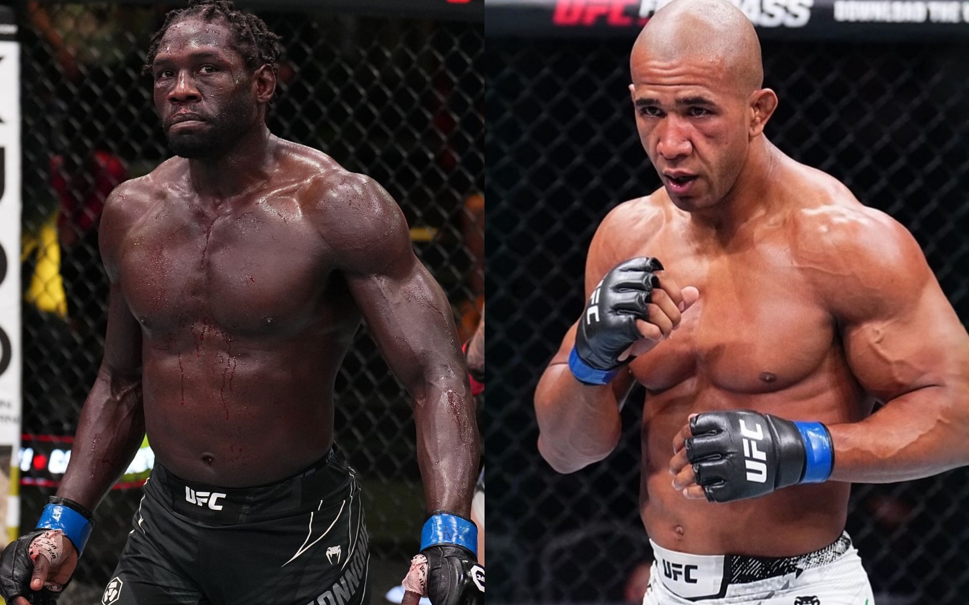 Jared Cannonier (left) gets honest about facing Gregory Rodrigues (right) next. [Images courtesy: Getty Images and @gregoryrodriguesmma on Instagram]