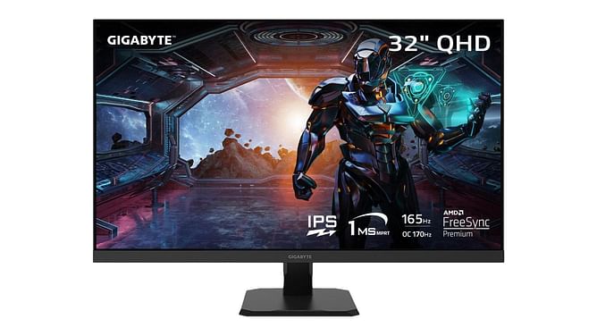 32-inch Gigabyte GS32Q gaming monitor available at lowest price on Newegg