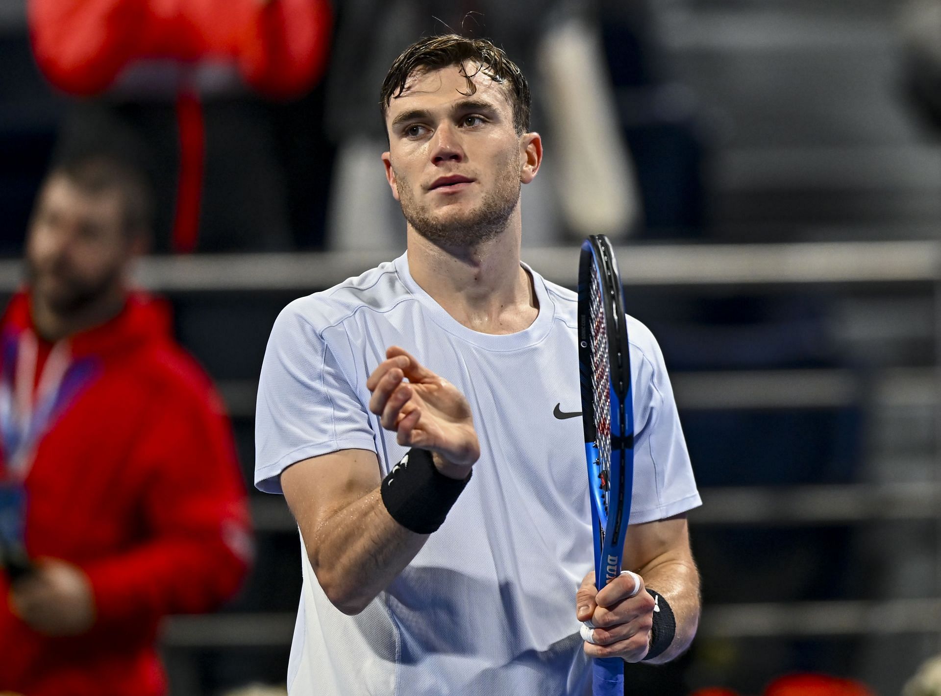 Draper celebrates his win in the ATP Qatar ExxonMobil Open - Source: Getty