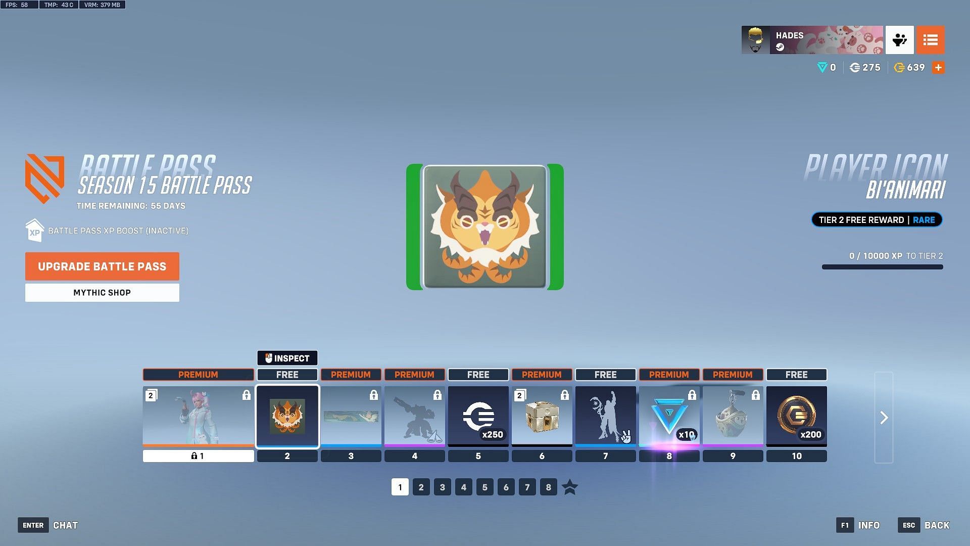 Season 15 Battlepass (Image via Blizzard Entertainment)