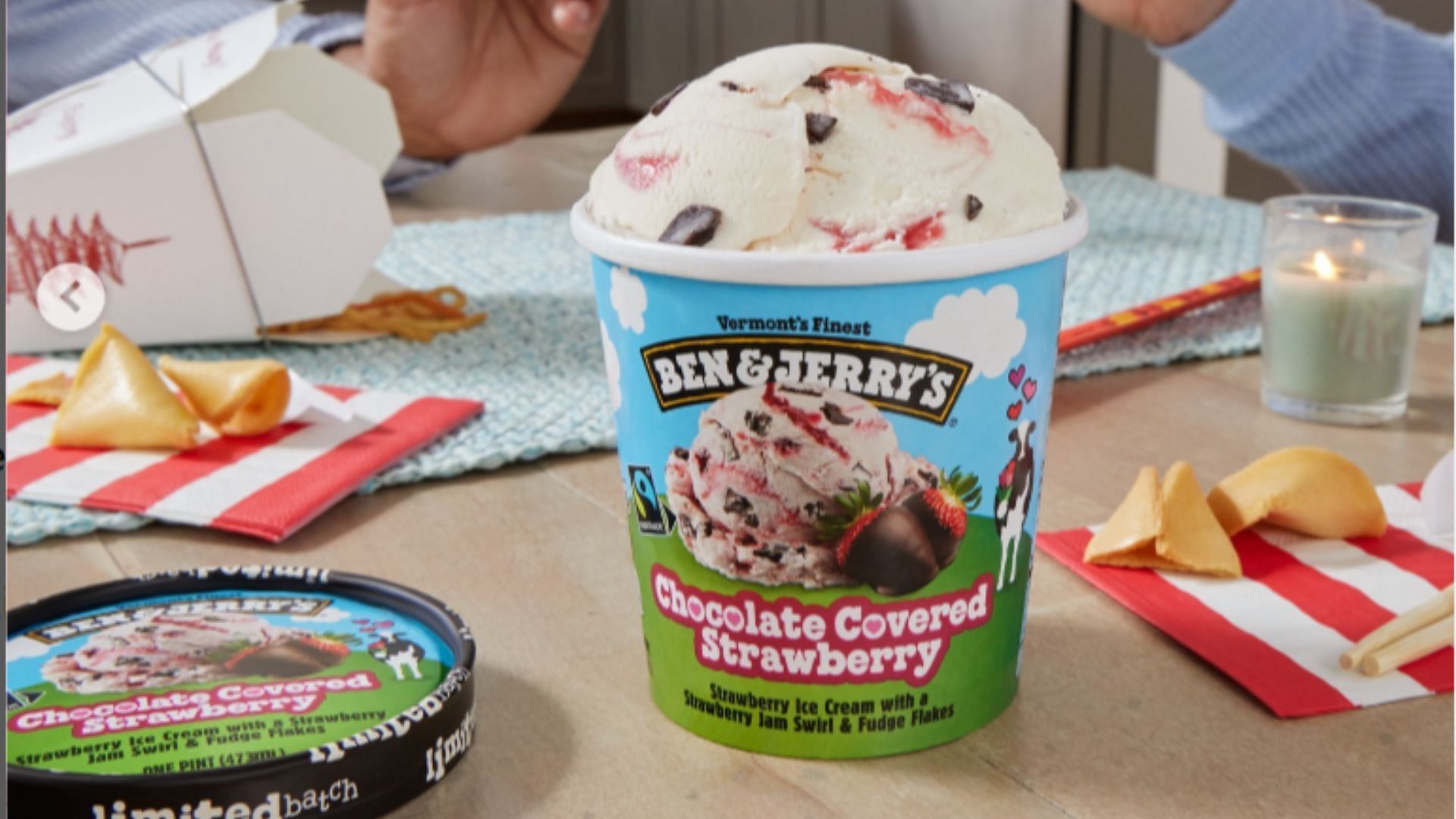 The new Chocolate Covered Strawberry Limited Batch (Image via Instagram/@benandjerrys)