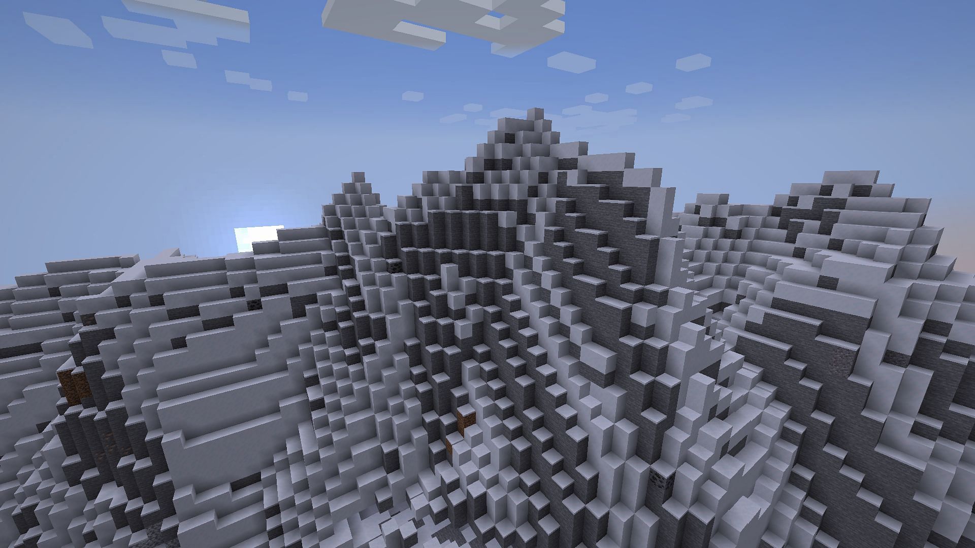 Snow can get annoying in colder Minecraft biomes (Image via Mojang Studios)