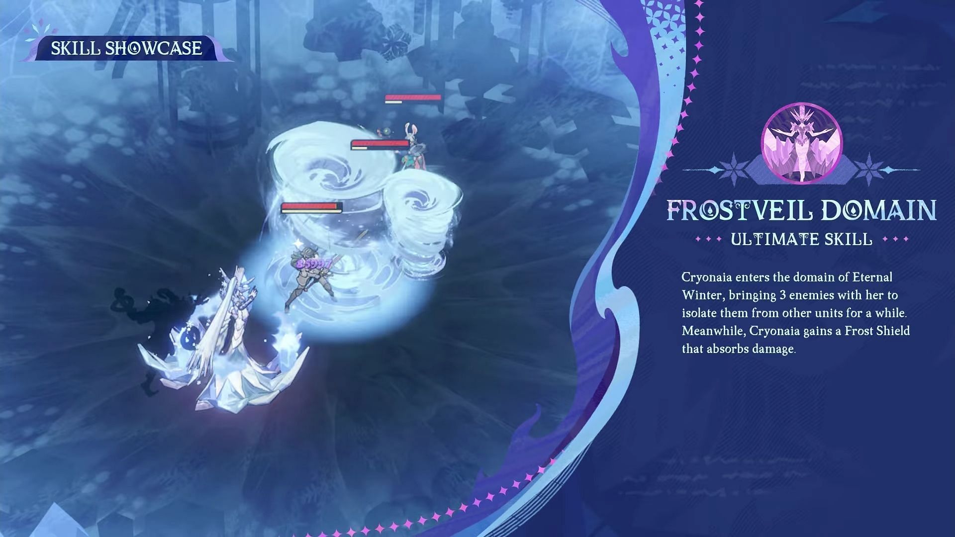 Cryonaia&#039;s ultimate skill in AFK Journey (Image via Farlight Games)