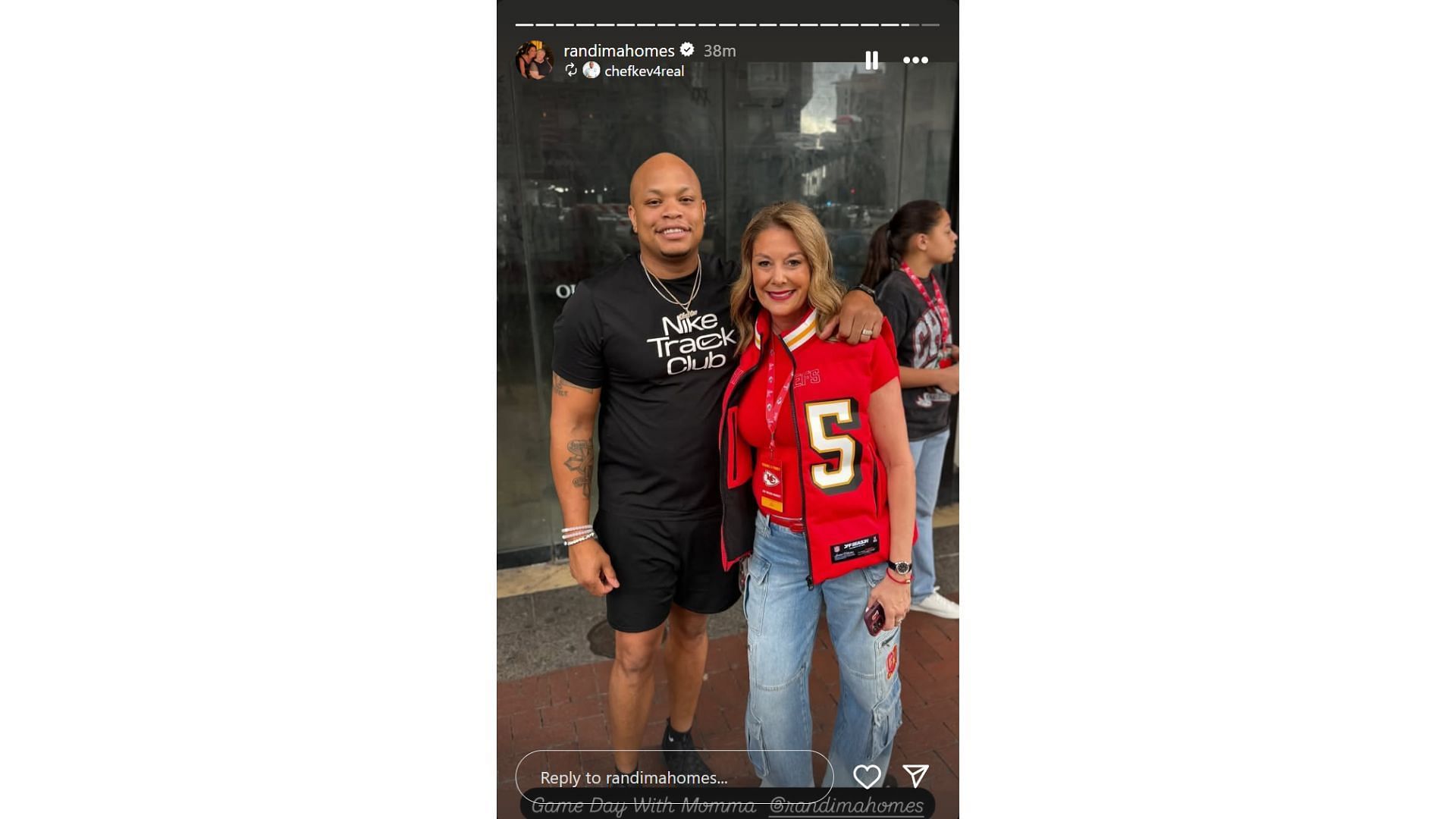 Patrick Mahomes&#039; mother Randi in NOLA for the Super Bowl [Image credit: @randimahomes IG]