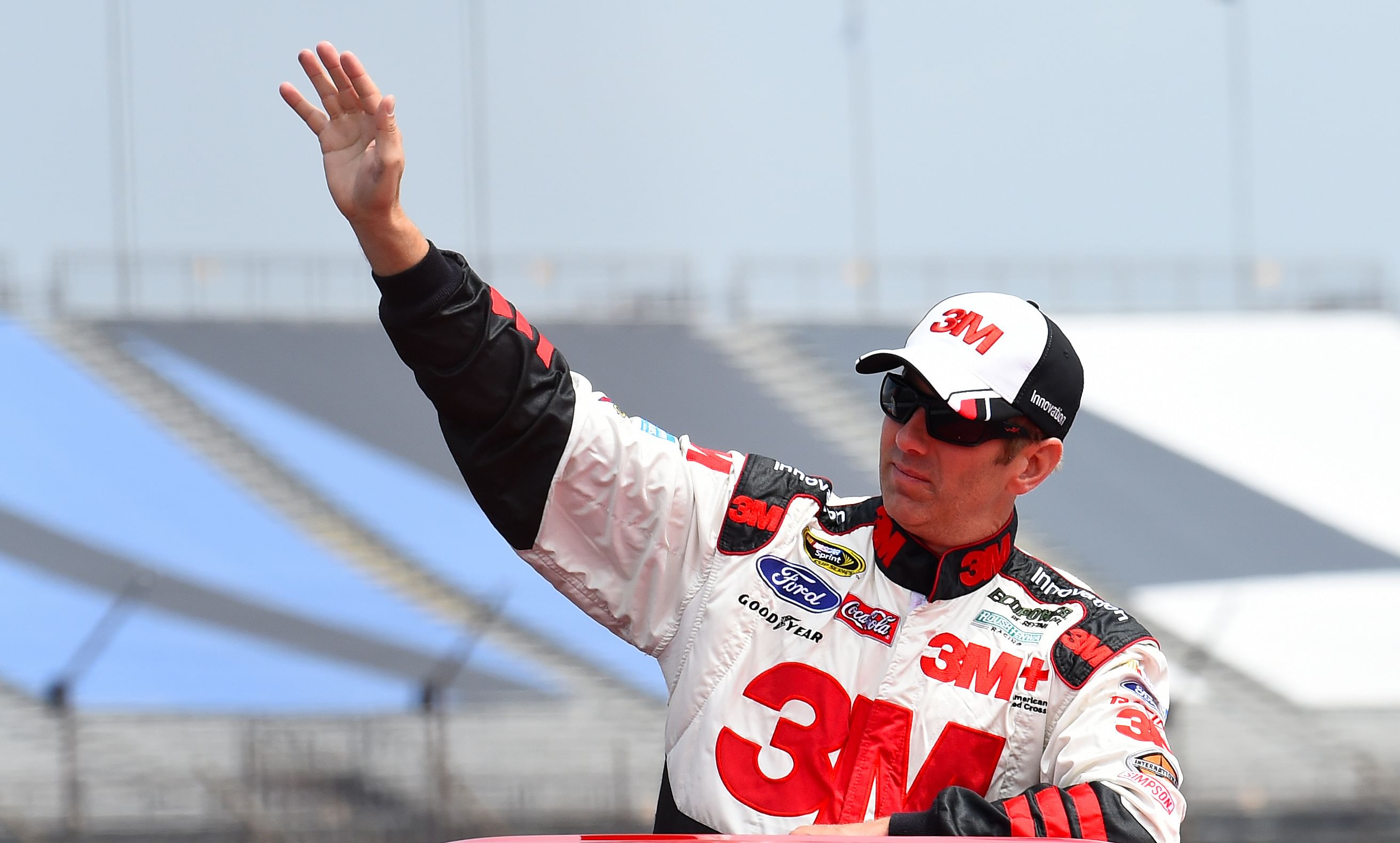 Greg Biffle during the 2014 Crown Royal Brickyard 400 - Source: Imagn